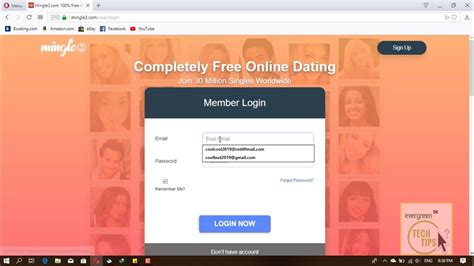 mingle dating site login
